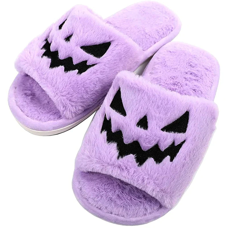 Halloween Slides - One Size Fits All (Size 38-43 ONLY) - Special Offer - Orange*